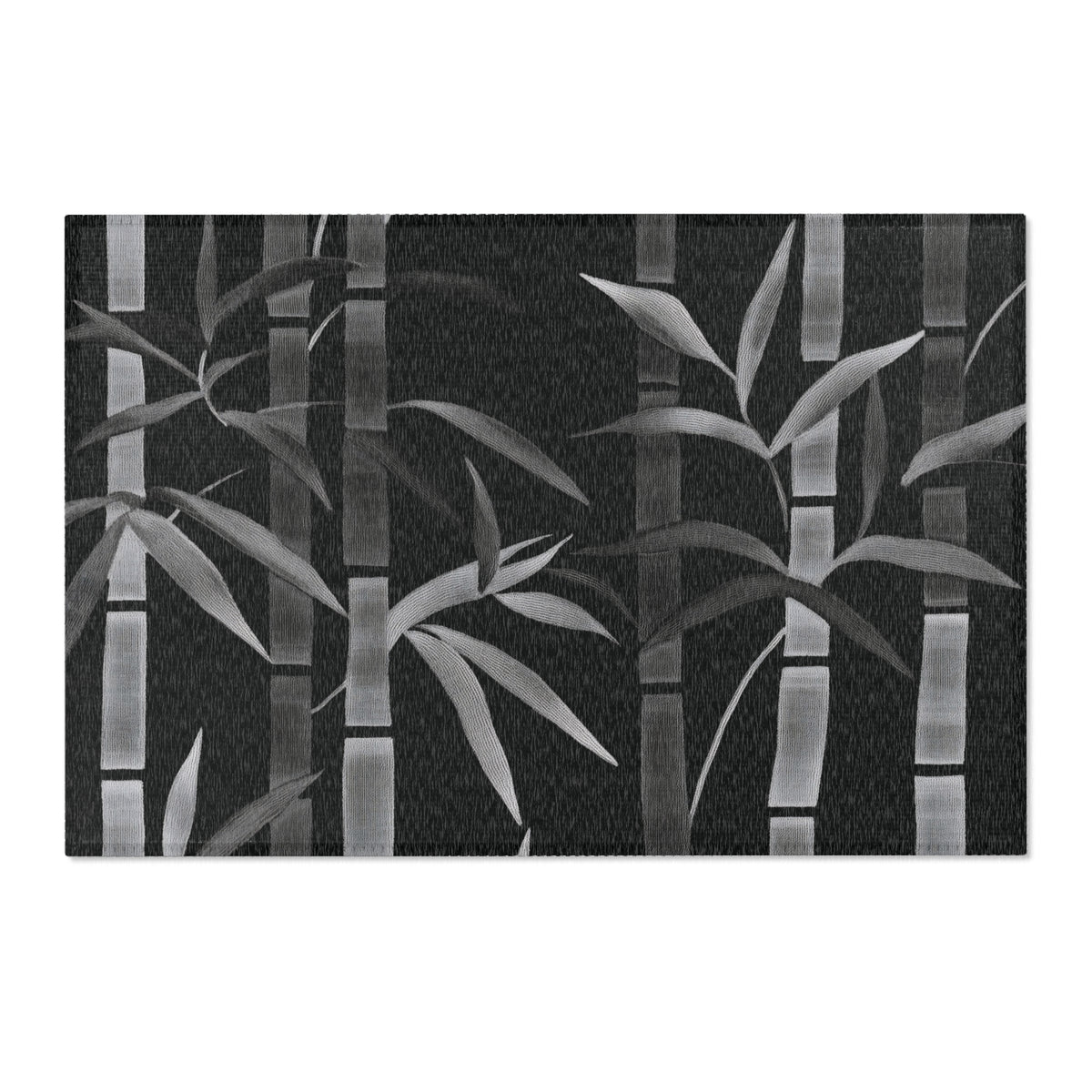 Midnight Bamboo – Nature-Inspired Area Rug