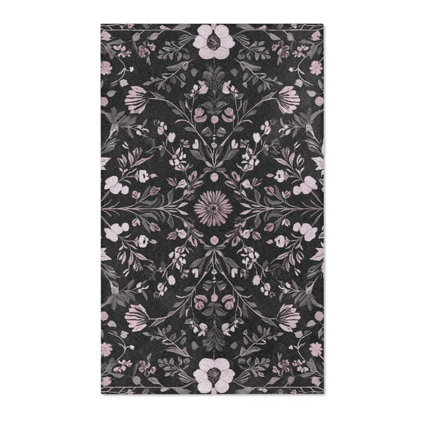 Enchanted Winter Grove Rug - Nature-Inspired Tranquility