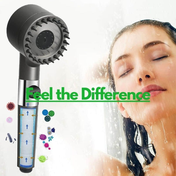 PureFlow™ - Filtered Shower Head - districtoasis -