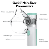 Oasis™ - Portable Mesh Nebulizer - districtoasis -