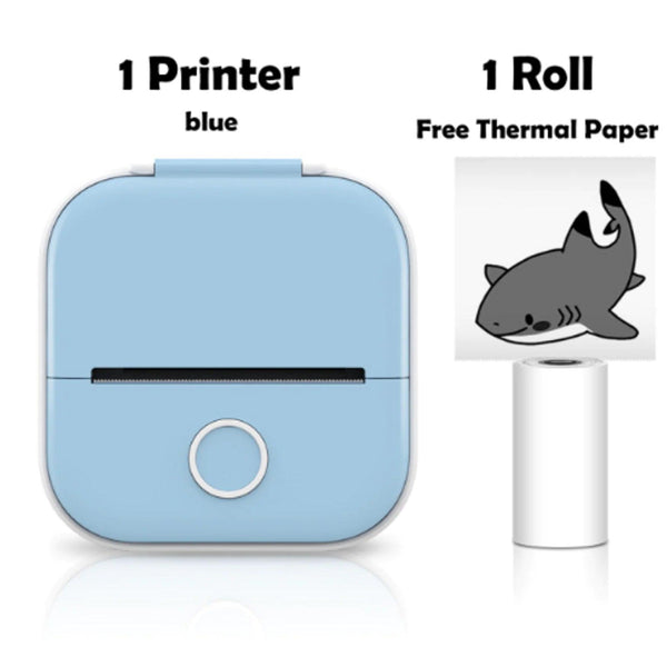 NoteMate™ Thermal Pocket Printer - districtoasis - Blue Printer