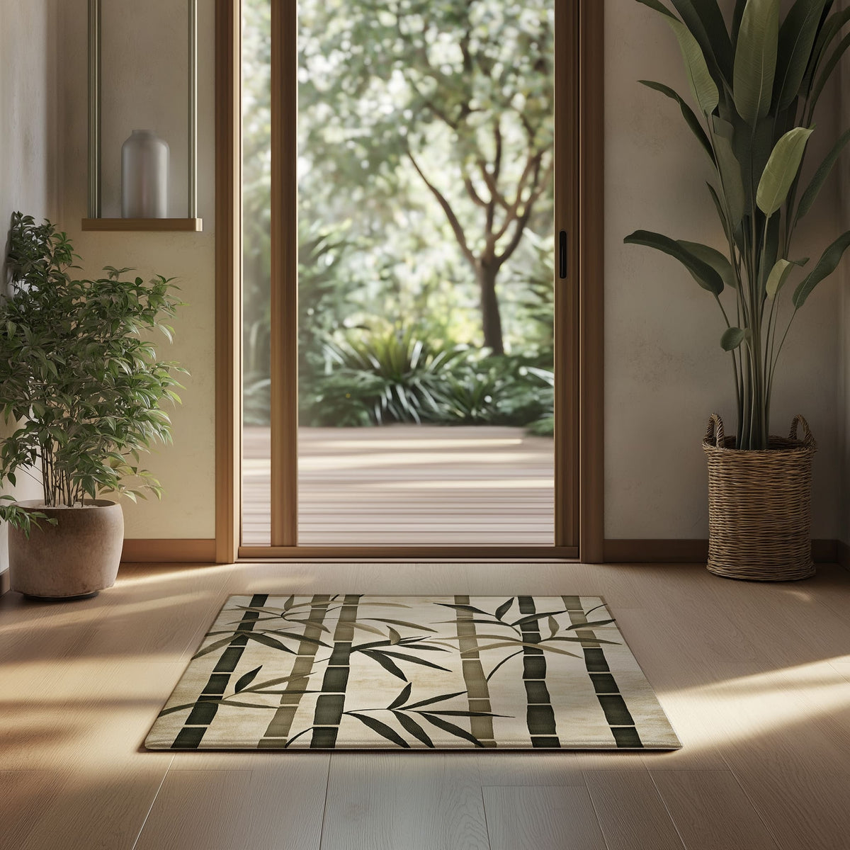 Midday Bamboo – Nature-Inspired Area Rug