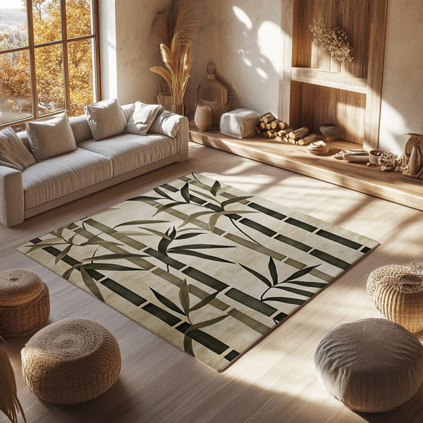 Midday Bamboo – Nature-Inspired Area Rug