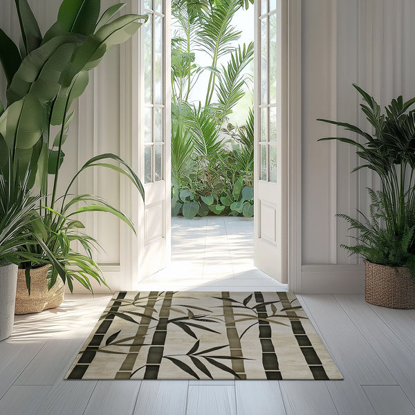 Oriental Bamboo Rug