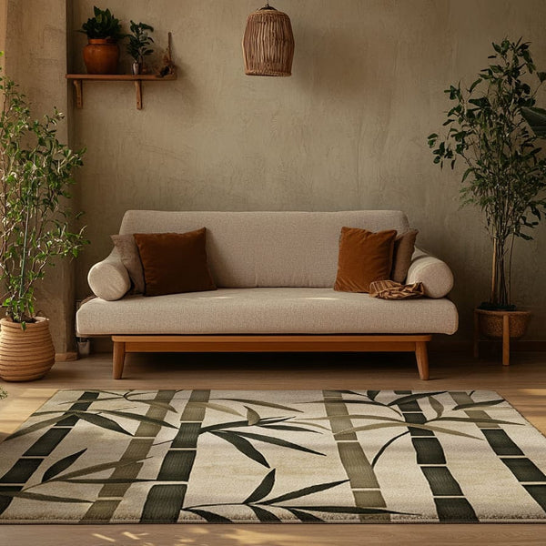 Oriental Bamboo Rug