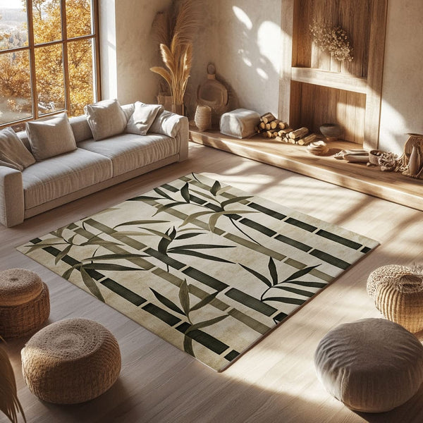 Oriental Bamboo Rug