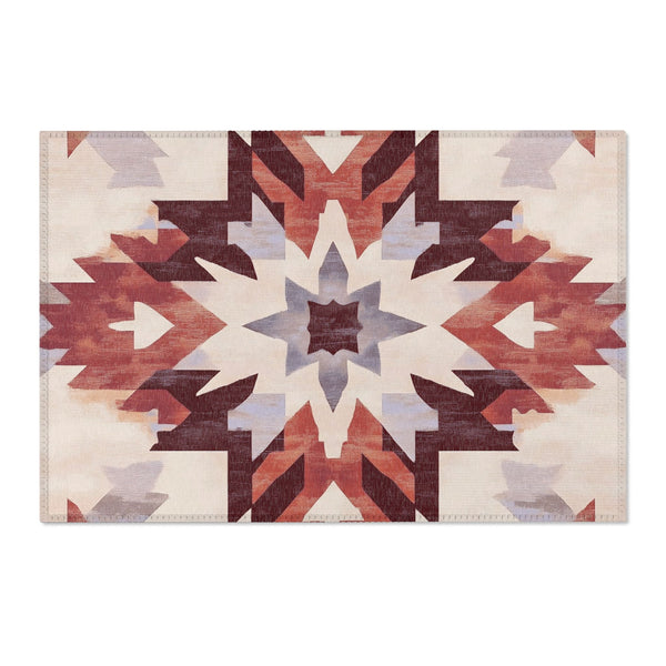 Bohemian Firelight Tapestry Rug | Nature - Inspired Rug by districtoasis