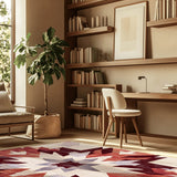 Bohemian Firelight Tapestry Rug | Nature - Inspired Rug by districtoasis