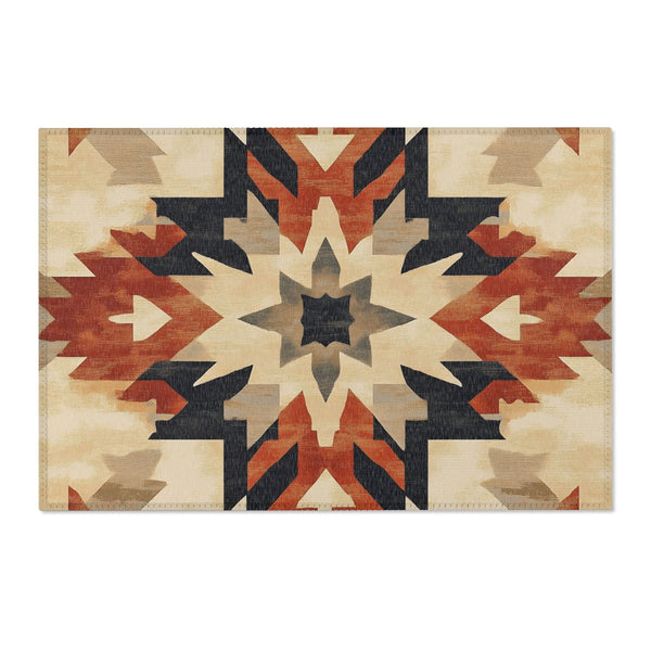 Bohemian Firelight Tapestry Rug | Nature - Inspired Rug by districtoasis