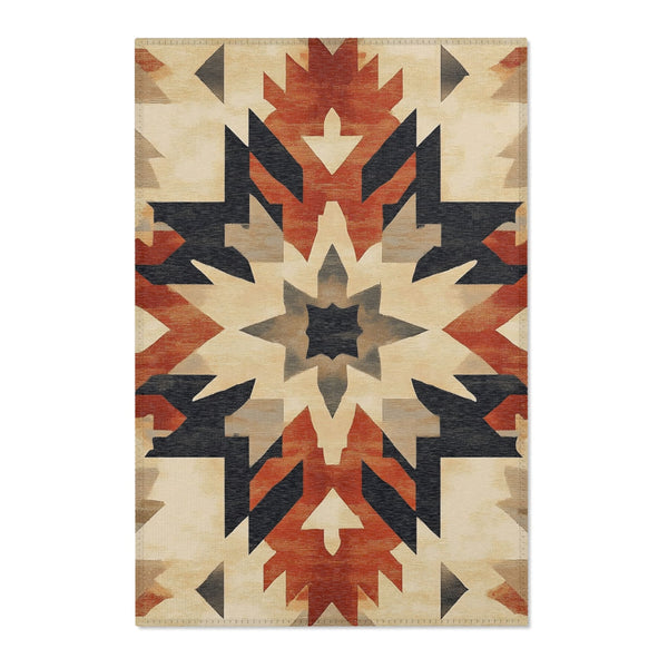 Bohemian Firelight Tapestry Rug | Nature - Inspired Rug by districtoasis