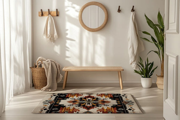 Bohemian Area Rug - Southwestern Design for Cozy Spaces