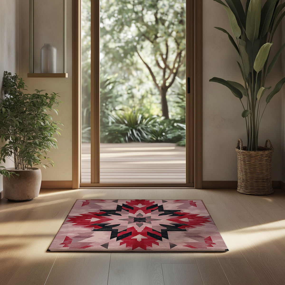 Bohemian Fire – Nature-Inspired Area Rug