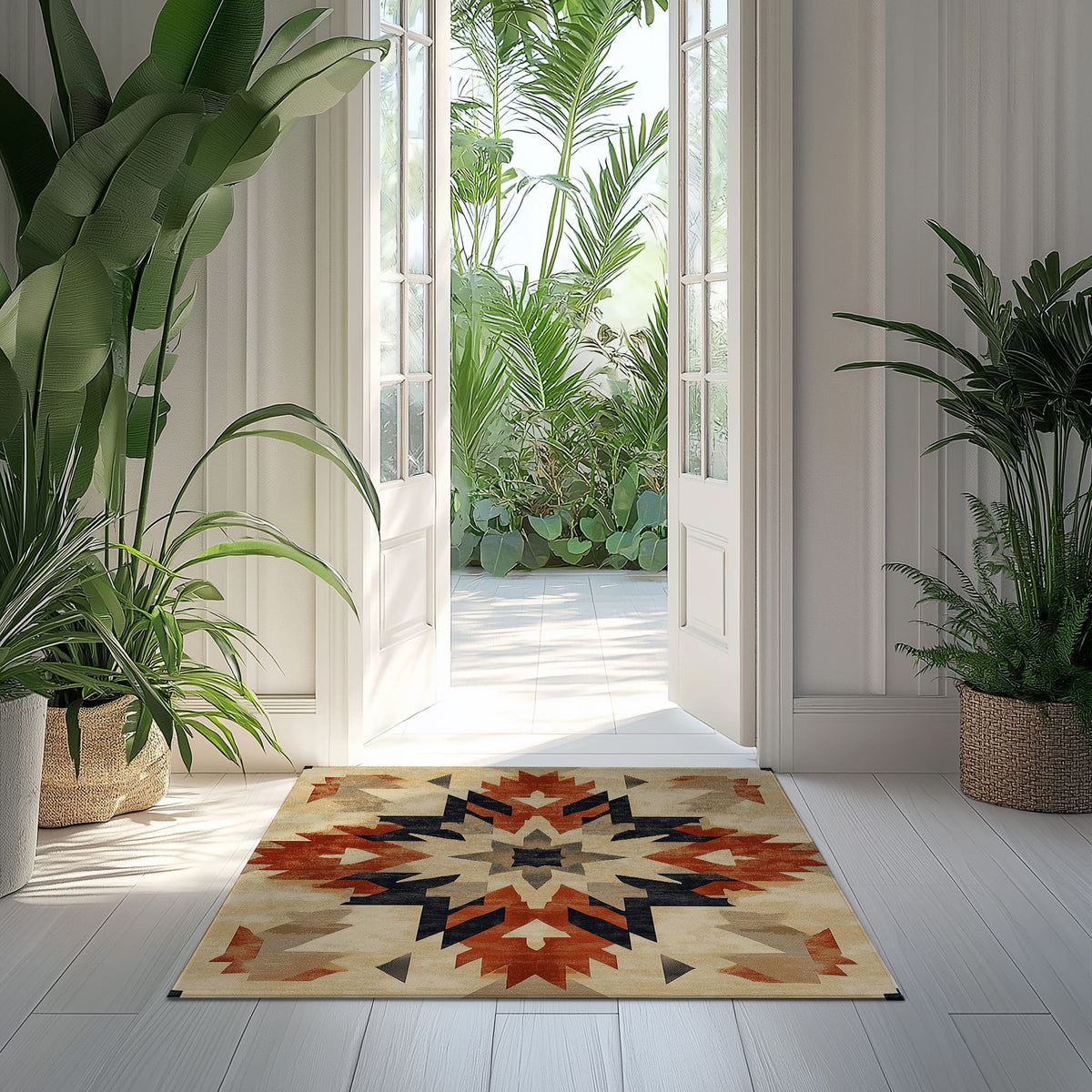 Bohemian Firelight Tapestry Rug