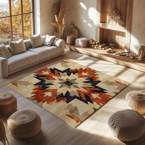 Bohemian Firelight Tapestry Rug