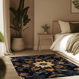 Botanical Elegance Rug | Nature - Inspired Rug by districtoasis