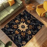 Botanical Elegance Rug | Nature - Inspired Rug by districtoasis