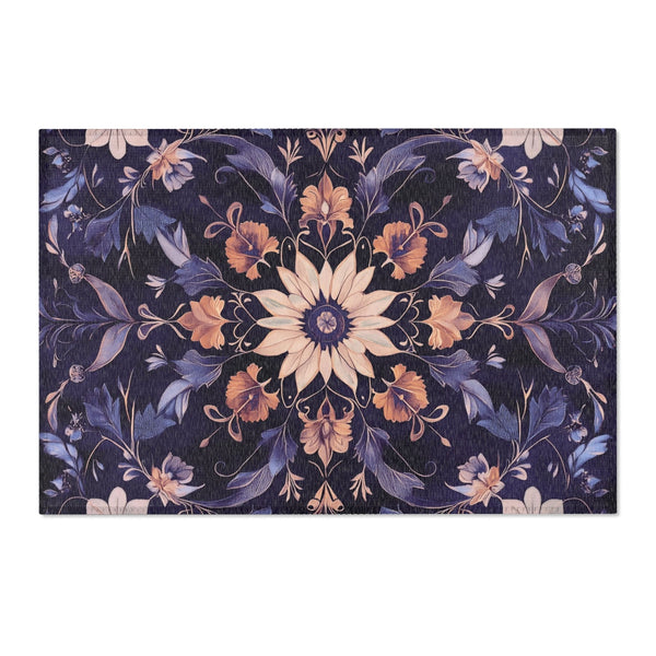 Botanical Elegance Rug | Nature - Inspired Rug by districtoasis