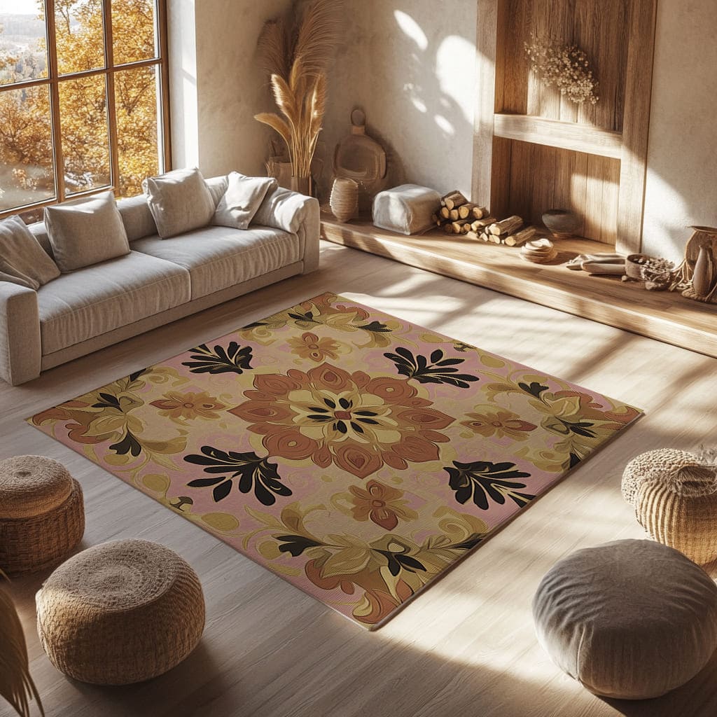 Soft Pastel Earth Rug