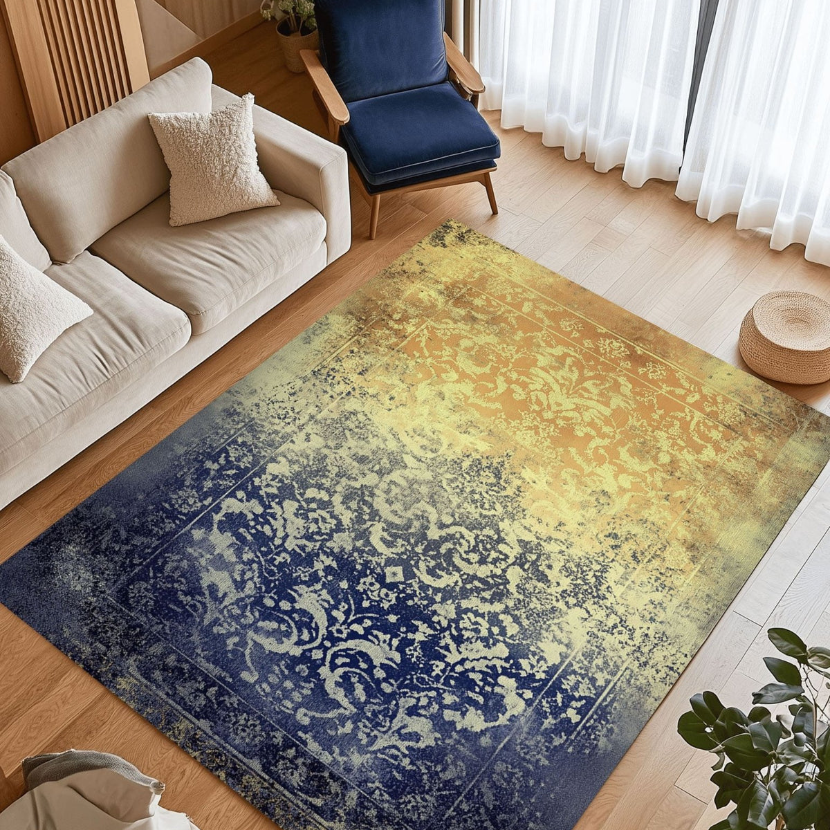 Eclipse of the Elements Rug | Nature - Inspired Rug by districtoasis