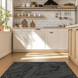 Ethereal Leafwork Rug | Nature - Inspired Rug by districtoasis