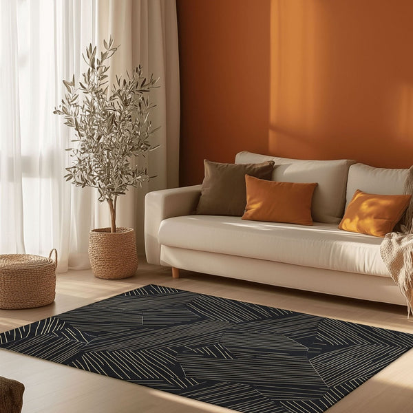 Ethereal Leafwork Rug | Nature - Inspired Rug by districtoasis