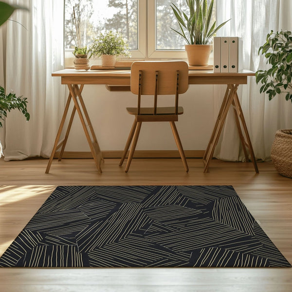 Ethereal Leafwork Rug | Nature - Inspired Rug by districtoasis