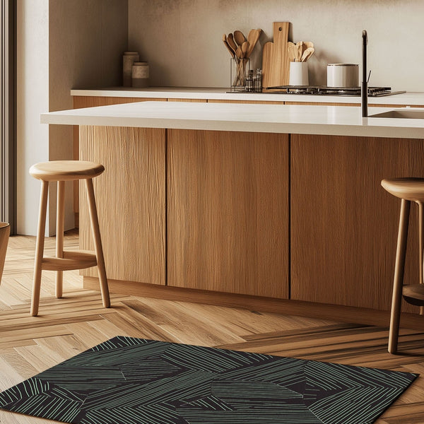 Ethereal Leafwork Rug | Nature - Inspired Rug by districtoasis