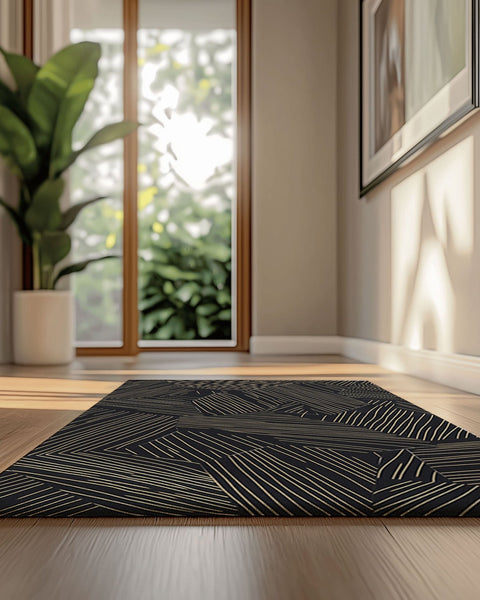 Ethereal Leafwork Rug | Nature - Inspired Rug by districtoasis