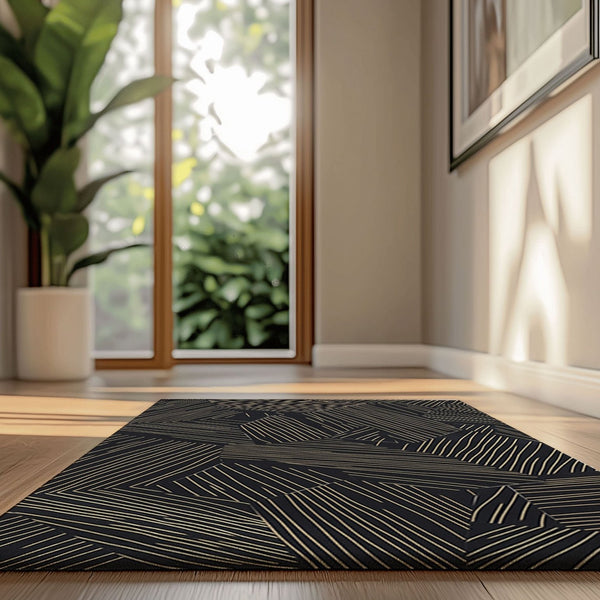 Ethereal Leafwork Rug | Nature - Inspired Rug by districtoasis