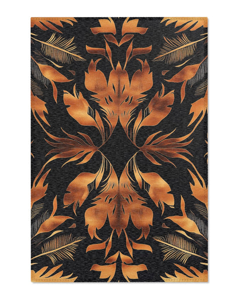 Golden Feather Radiance Rug