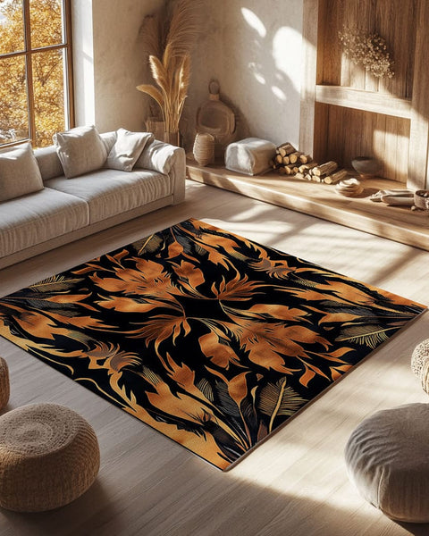 Golden Feather Radiance Rug