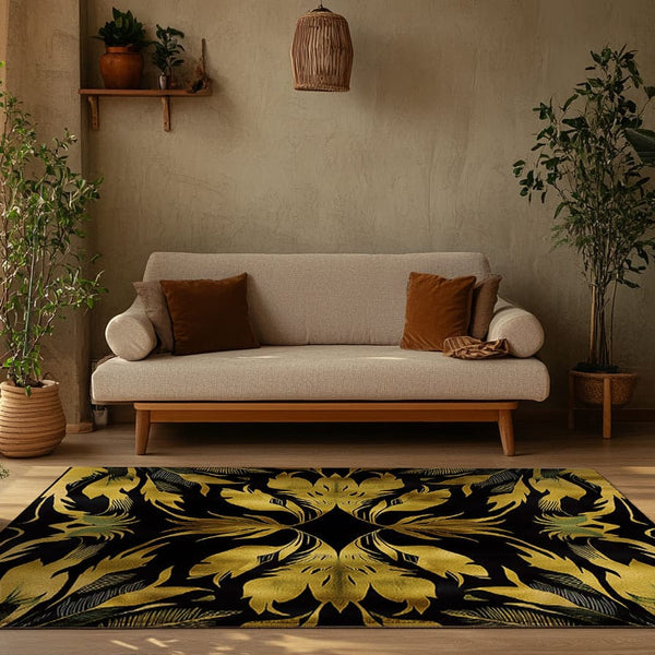 Golden Feather Radiance Rug