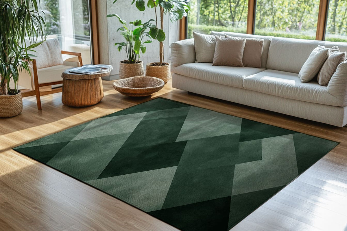 Modern Geometric Rug - Stylish Home Decor