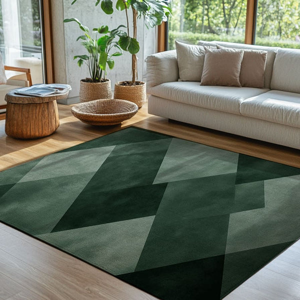 Modern Geometric Rug - Stylish Home Decor