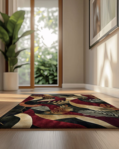 Jungle Harmony Rug | Nature - Inspired Rug by districtoasis