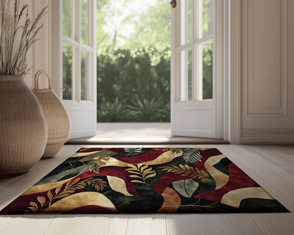 Jungle Harmony Rug - Nature - Inspired Elegance | Nature - Inspired Rug by districtoasis