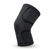 FlexFit Pro™ High-Performance Fitness Compression Knee Pad - districtoasis - Black with Grey / L