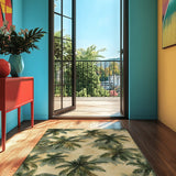 Maldivian Palm Oasis Rug | Nature - Inspired Rug by districtoasis