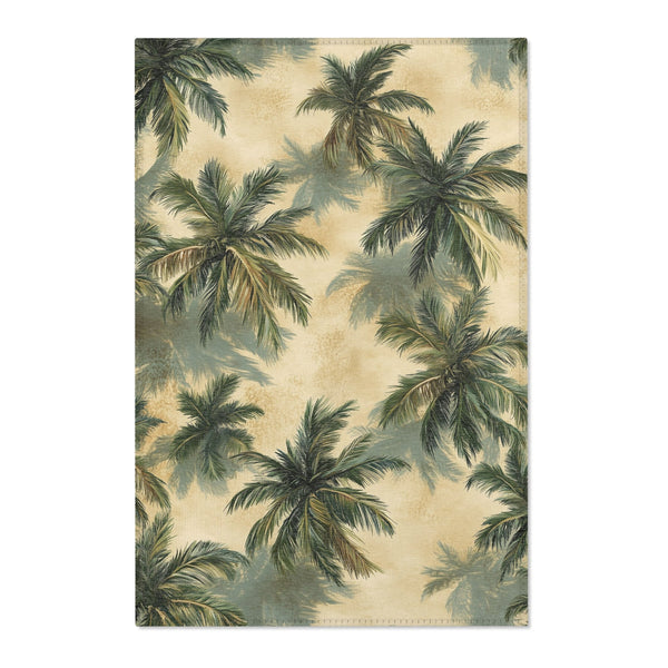 Maldivian Palm Oasis Rug | Nature - Inspired Rug by districtoasis