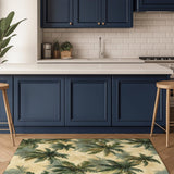 Maldivian Palm Oasis Rug | Nature - Inspired Rug by districtoasis