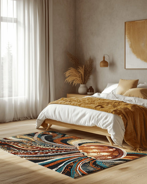 Marine Grace Rug | Nature - Inspired Rug by districtoasis