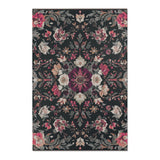 Midnight Bloom Rug | Nature - Inspired Rug by districtoasis