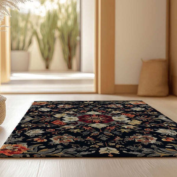 Midnight Bloom Rug