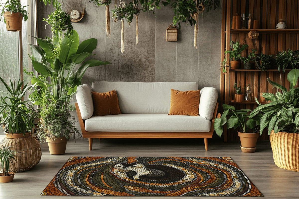 Mystic Glider Rug - Fauna - Inspired Elegance for Modern Homes | Nature - Inspired Rug by districtoasis