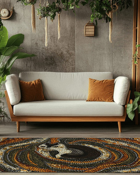 Mystic Glider Rug - Fauna - Inspired Elegance for Modern Homes | Nature - Inspired Rug by districtoasis