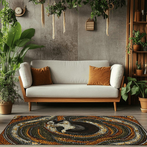 Mystic Glider Rug - Fauna - Inspired Elegance for Modern Homes | Nature - Inspired Rug by districtoasis