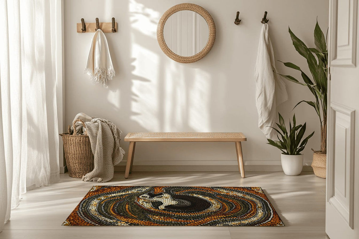 Mystic Glider Rug - Fauna - Inspired Elegance for Modern Homes | Nature - Inspired Rug by districtoasis