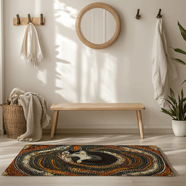 Mystic Glider Rug - Fauna - Inspired Elegance for Modern Homes | Nature - Inspired Rug by districtoasis