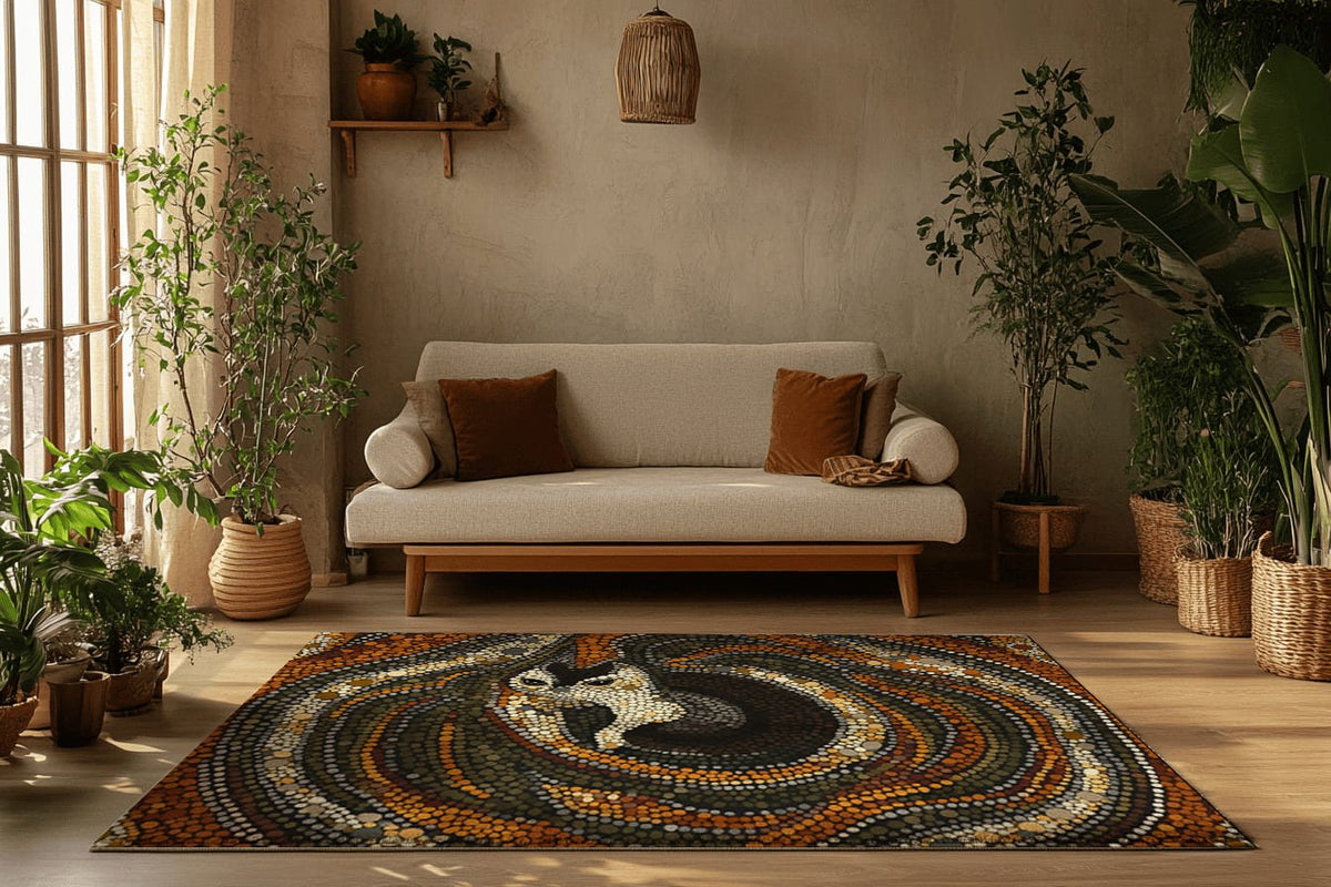 Mystic Glider Rug - Fauna - Inspired Elegance for Modern Homes | Nature - Inspired Rug by districtoasis