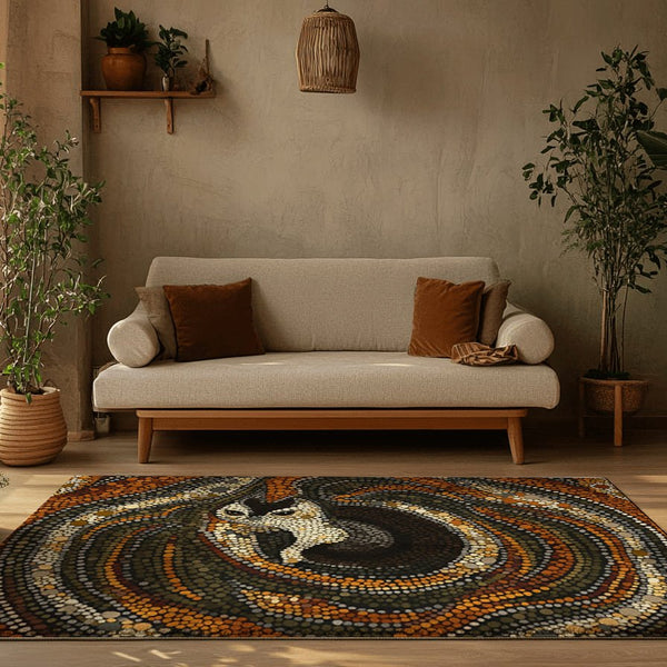 Mystic Glider Rug - Fauna - Inspired Elegance for Modern Homes | Nature - Inspired Rug by districtoasis